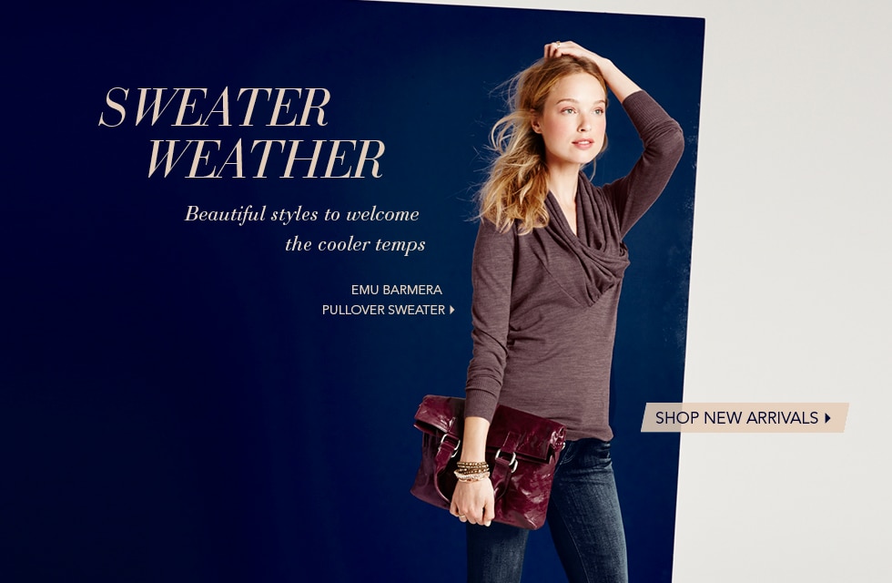 Garnet Hill Bedding and Women's Clothing Catalog. Sweater Weather. Emu Barmura Pullover Sweater. Shop New Arrivals.